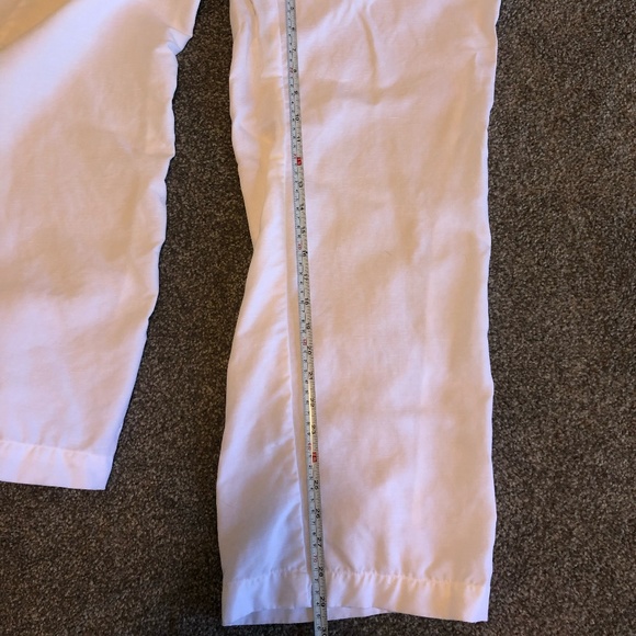 SOLD Eileen Fisher straight leg organic linen blend summer pants - Picture 11 of 12